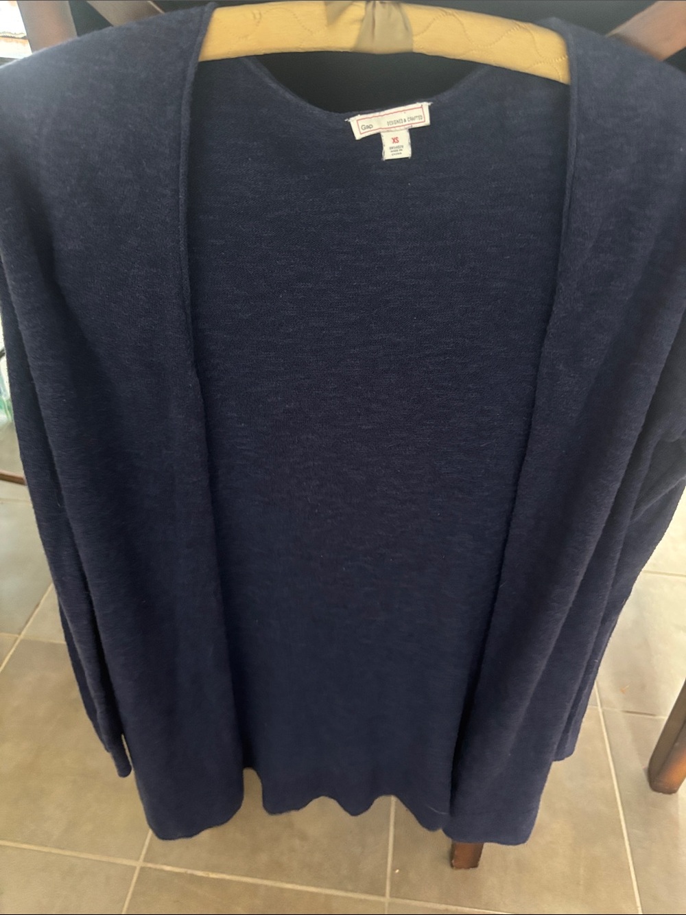 Gap navy extra small cardigan